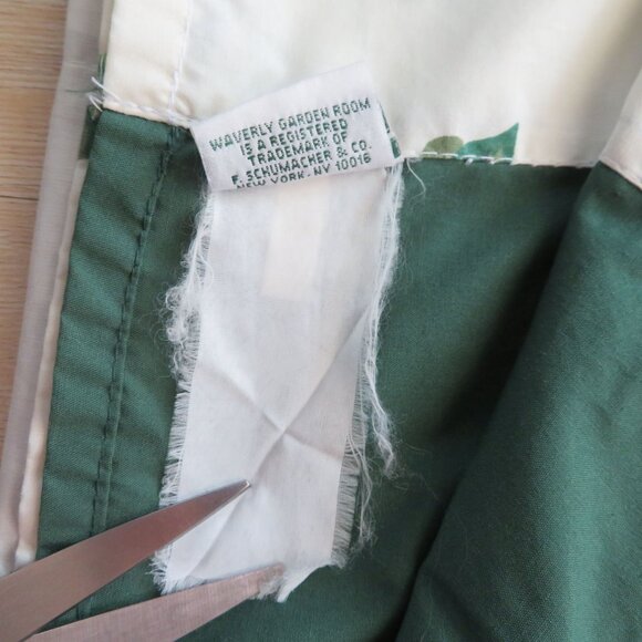 Vintage Waverly Garden Room Sweet Violets Curtain Valance 14" X 72" Unlined - Picture 8 of 8